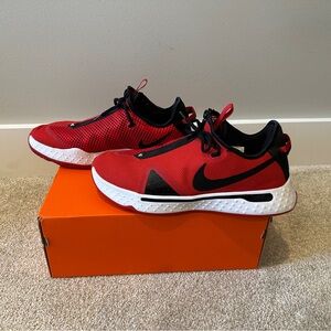 Men’s Nike Red and Black Athletic Sneakers